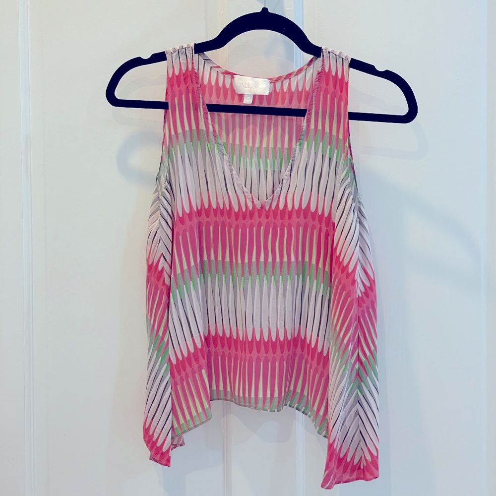 Alexis silk sleeveless top